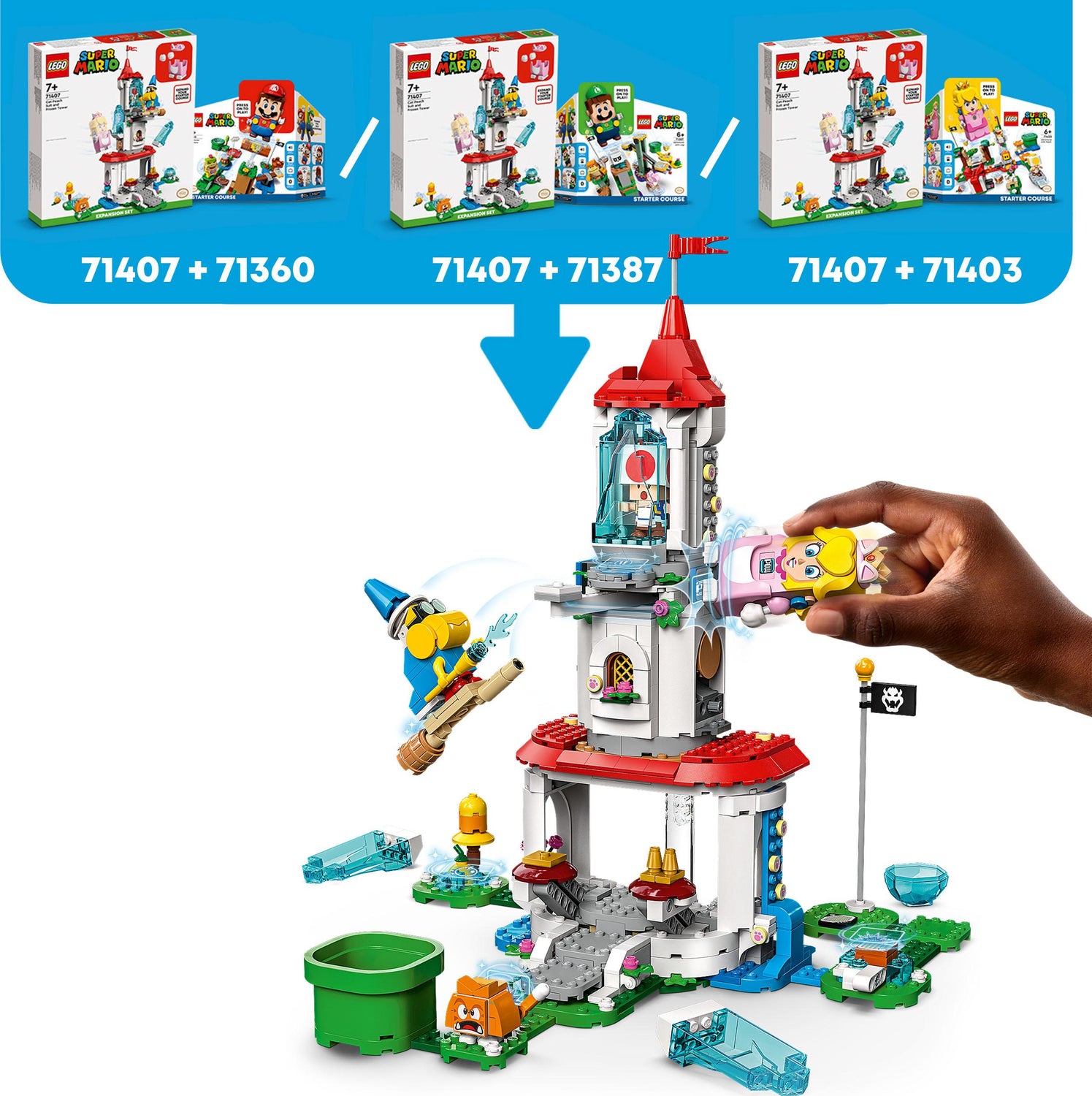 LEGO® Super Mario Cat Peach Suit & Tower Set