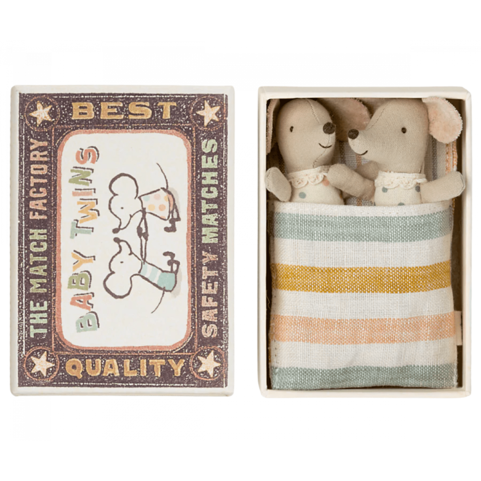 Baby Twins in Box - A Child's Delight