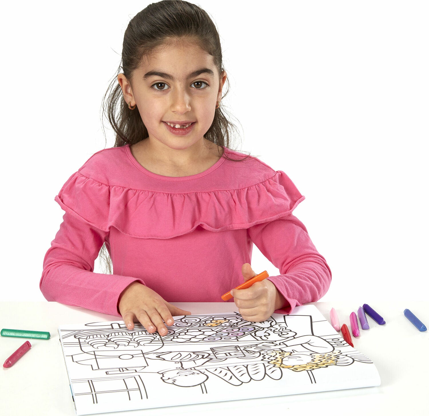 Jumbo Coloring Pad - Town