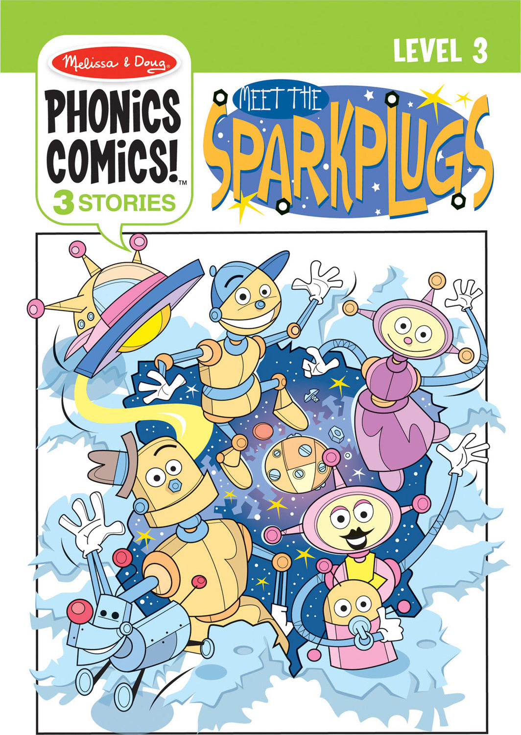 Phonics Comics Meet The Sparkplugs