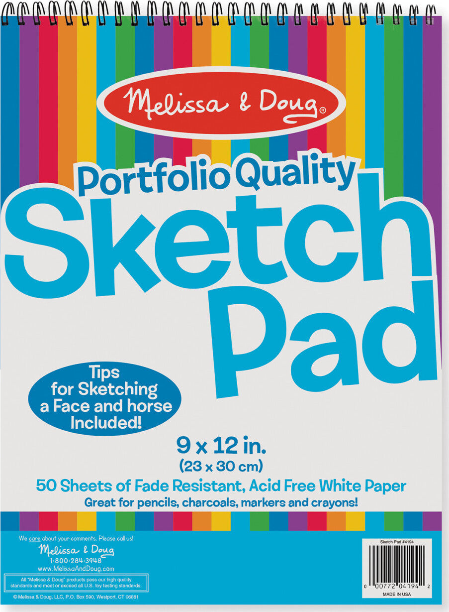 Quality Spiral-Bound Sketch Pad