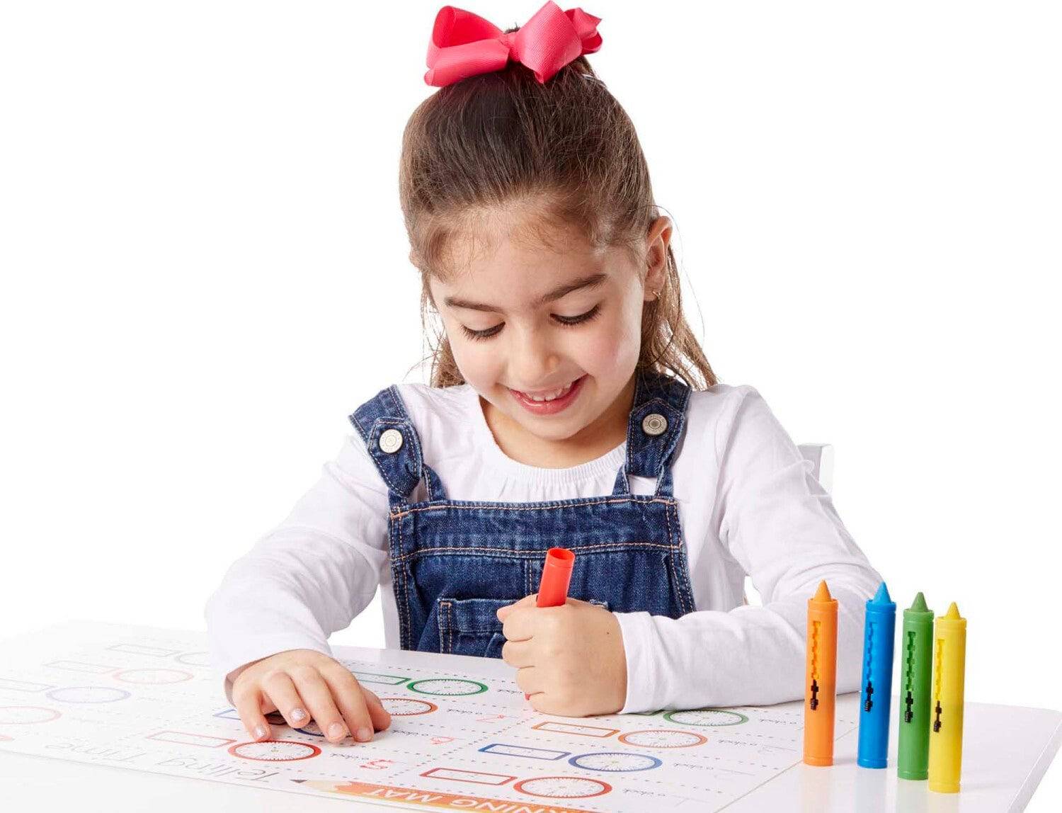 4279 LEARNING MAT CRAYONS 5CLR - A Child's Delight