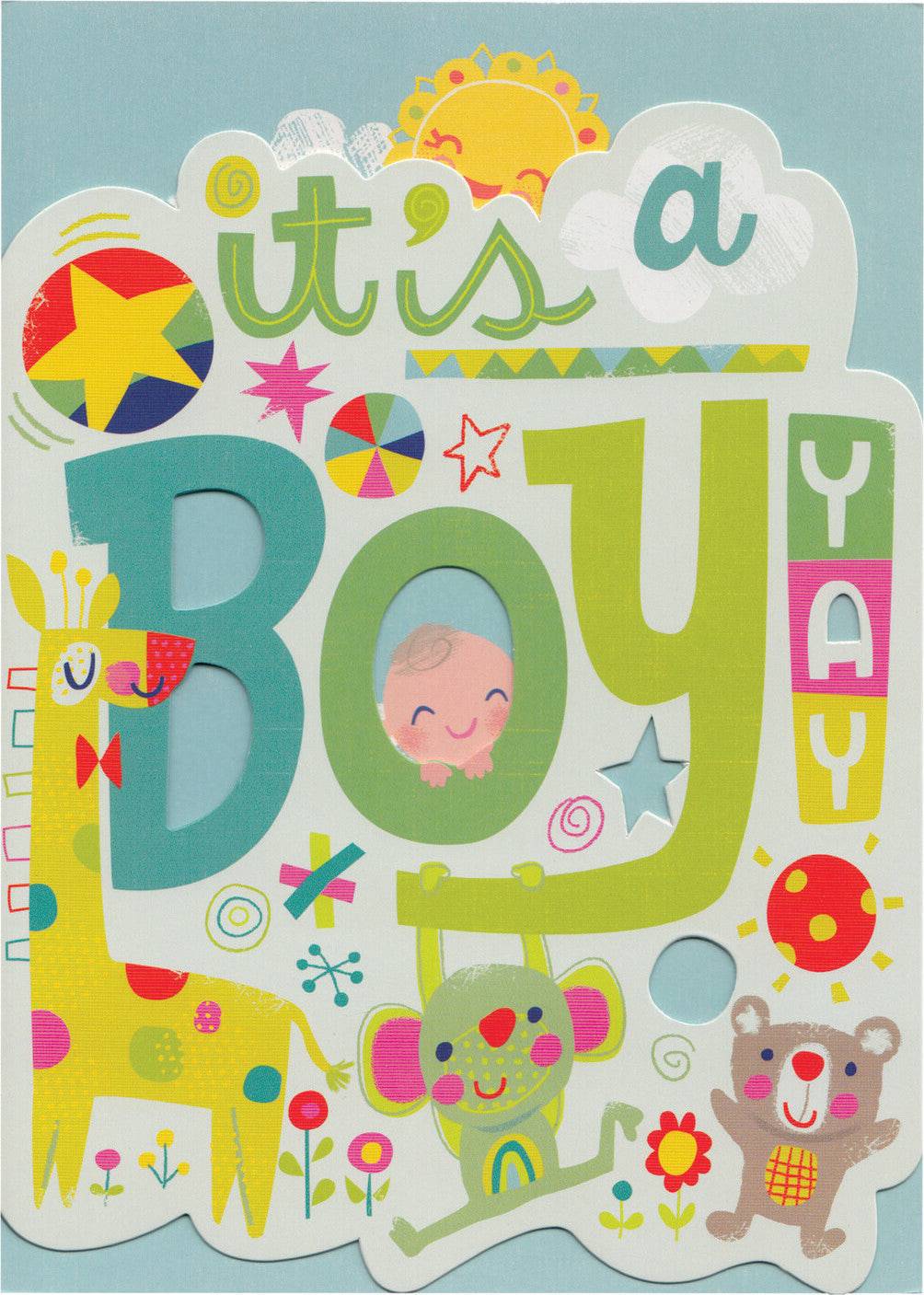 It's A Boy Card - A Child's Delight