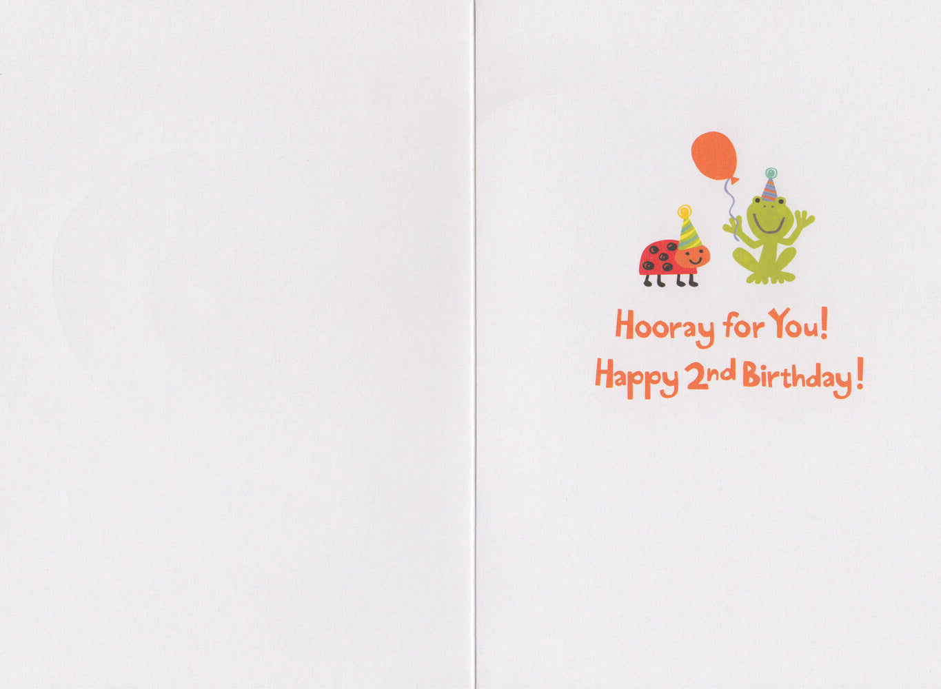 Age 2 Foil Birthday Card