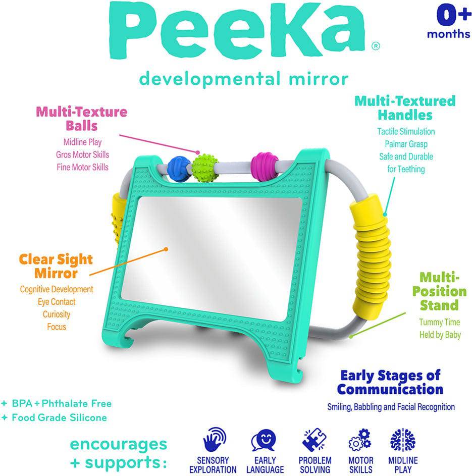 Peeka Developmental Mirror - A Child's Delight