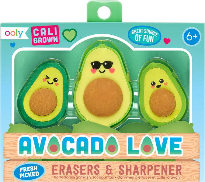 Avocado Love Erasers - A Child's Delight