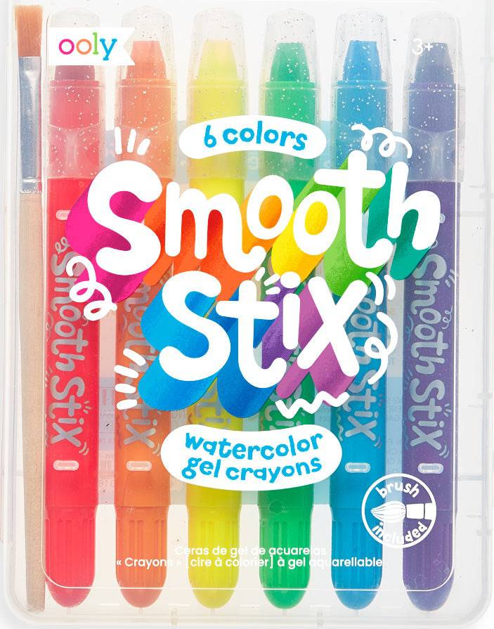 Smooth Stix Crayons w/ Brush - A Child's Delight
