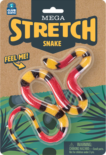 Club Earth Mega Stretch Snake  (assorted)