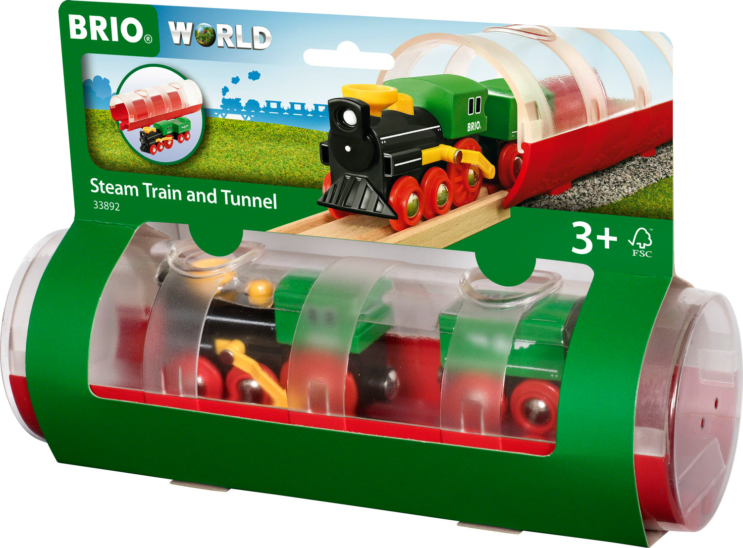 BRIO Steam Train & Tunnel