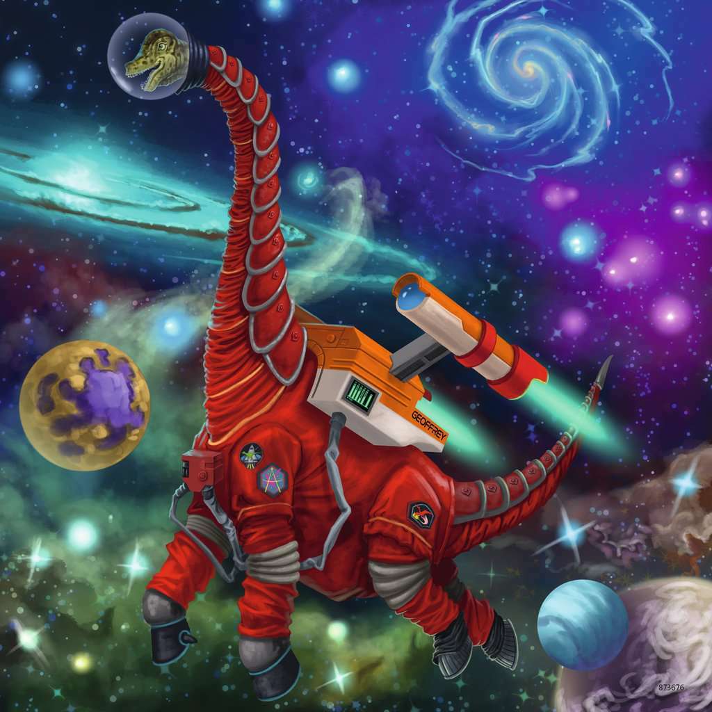 5127 DINOSAURS IN SPACE 3X49 - A Child's Delight