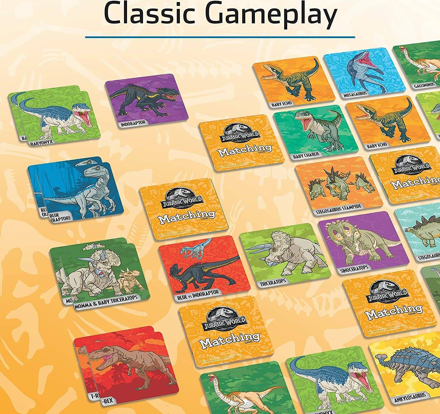 Jurassic Matching Game - A Child's Delight