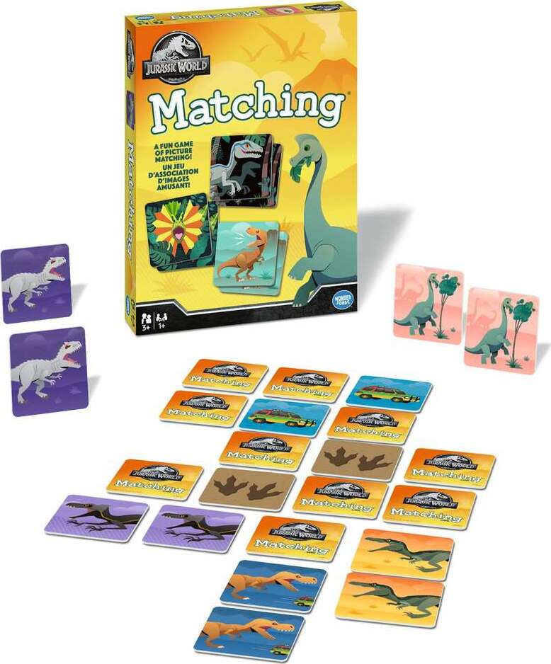 Jurassic Matching Game - A Child's Delight