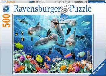 500Pc Dolphins Coral Reef - A Child's Delight