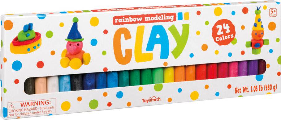 Rainbow Clay - A Child's Delight