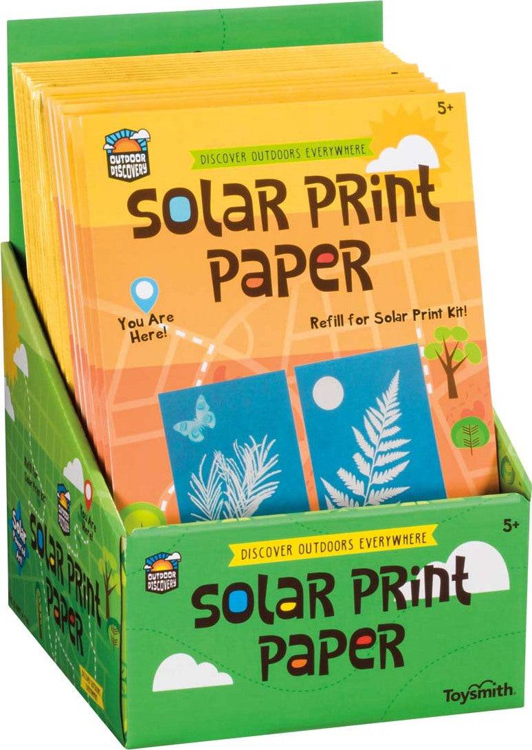 Solar Print Paper - A Child's Delight