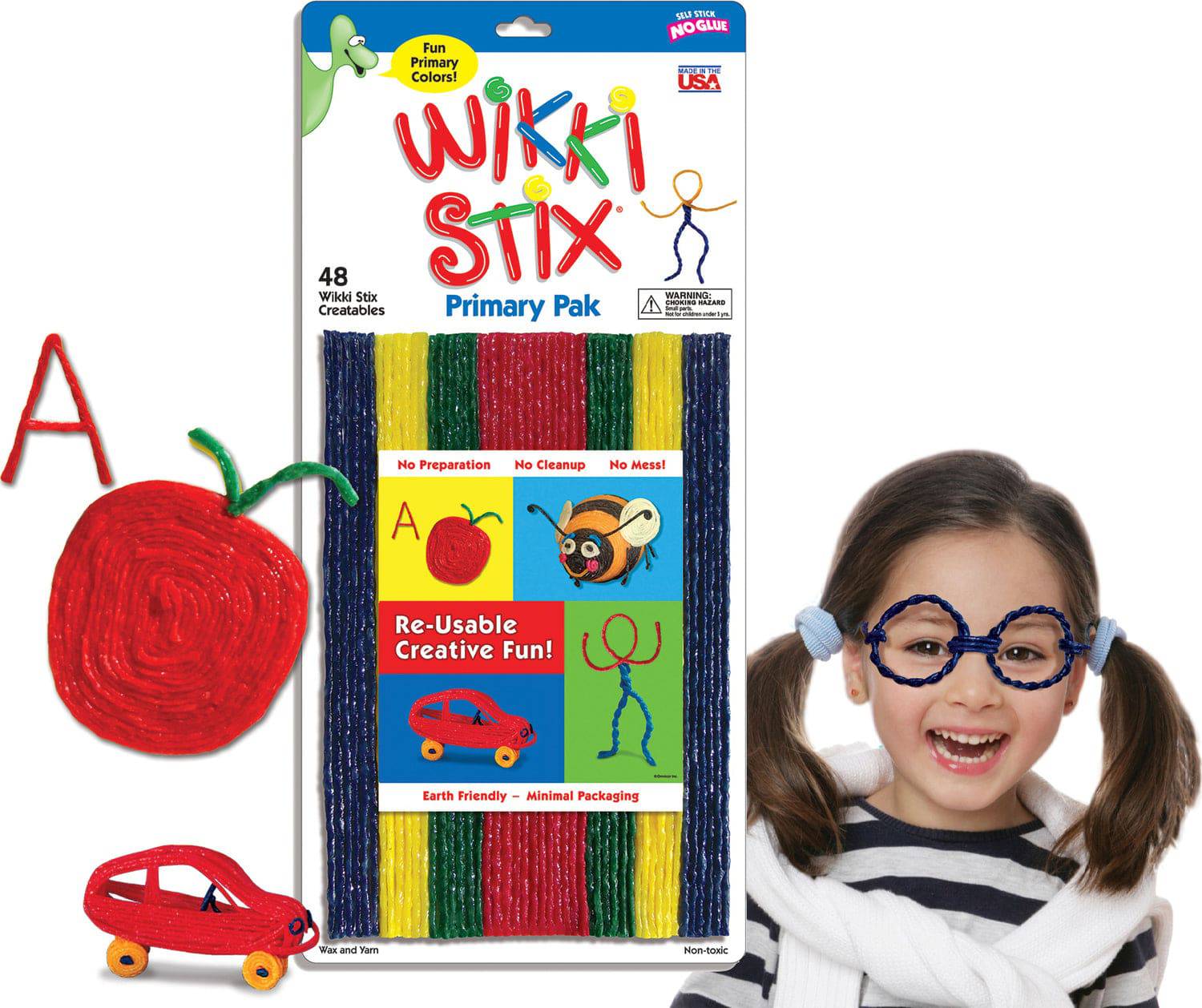 Wikki Stix - Primary Pak - A Child's Delight